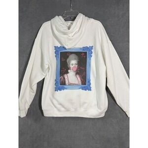 Women's Queen Charlotte Retro Graphic Hoodie Royalcore Eclectic Artsy Large